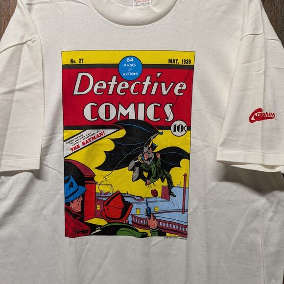 80s Batman Detective Comics T shirt - Picture 3 of 6